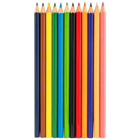 Confezione Da 24 Matite Colorate Assortite Per Bambini, Multicolore - Foto 1