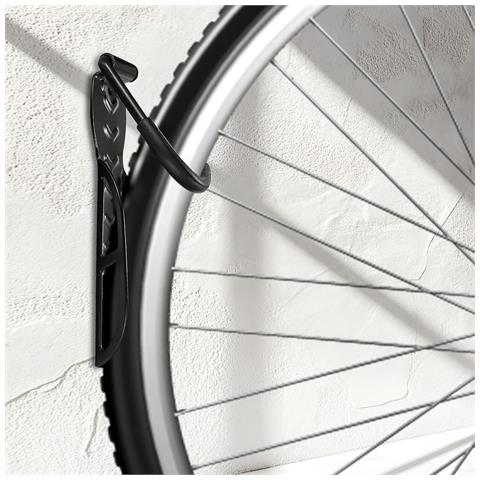 Set Di 2 Supporti A Muro Per Bicicletta Robusti E Antiscivolo - Foto 2