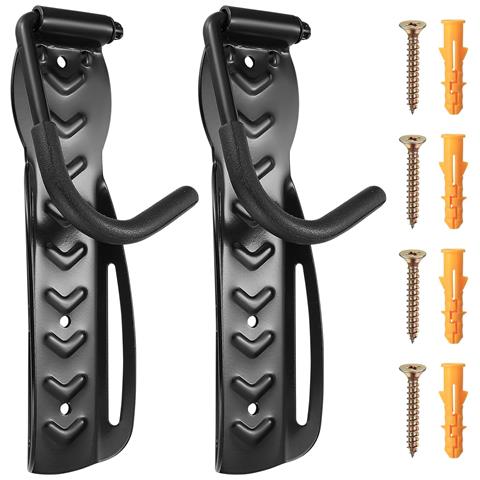 Set Di 2 Supporti A Muro Per Bicicletta Robusti E Antiscivolo - Foto 1