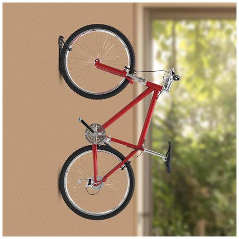 Set Di 2 Supporti A Muro Per Bicicletta Robusti E Antiscivolo - Foto 5