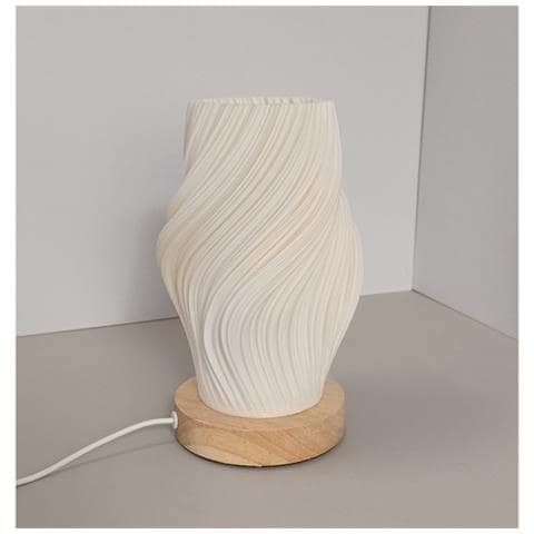 Lampada Da Scrivania Dimmerabile Usb Con Base In Legno - Lampada Da Comodino In Stile Nordico - Foto 3