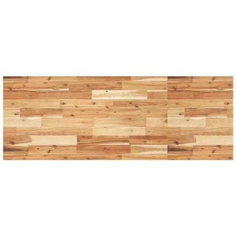 Piano Tavolo Rettangolare 120x50x2cm Legno Massello di Acacia - Foto 1