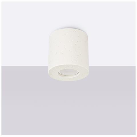 Lampada Da Soffitto Orbis Cemento Beige Sl. 1842 - Industriale Lampada A Soffitto Beige 10x10x10 Cm - Foto 2