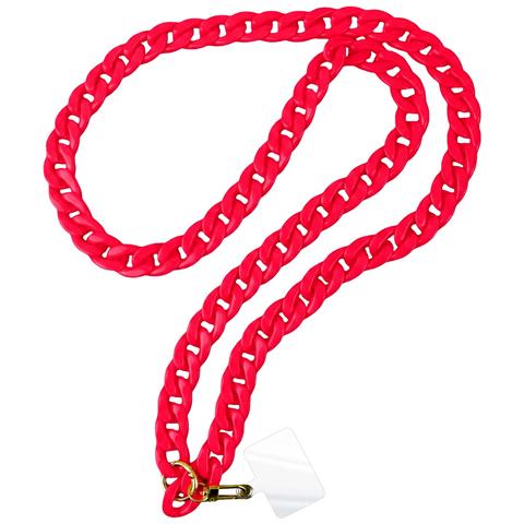 Collo Per Smartphone Con Attacco Universale Modello Fashion 1,20 M, Rosso - Foto 2