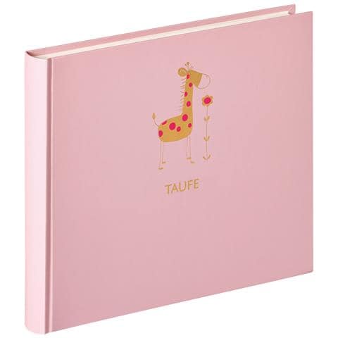 Album Del Bambino Il Mio Battesimo Baby Animal, Rosa, 28x25 Cm - Foto 1