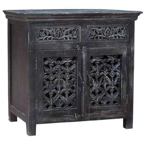 Tavolino Da Ingresso In Legno Artigianale 90x40x90h Cm - Foto 1