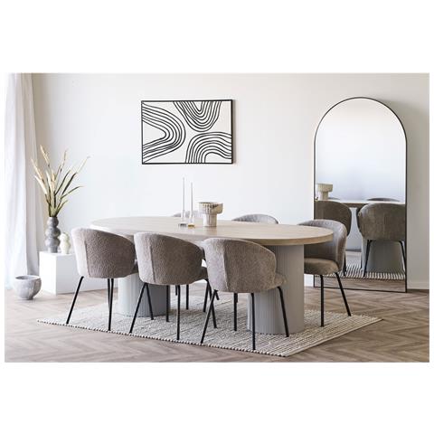 Vaso In Ceramica Grigio Scuro A Sfere Sovrapposte Ø14,5x33,5 Cm - Foto 5