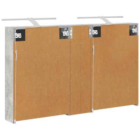 Set di Armadi da Bagno con lo scaffale 3 pcs 120 x 14,5 x 70 cm - Foto 9