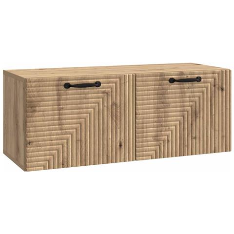 Mobile Porta TV da Muro Rovere Artigianale 78,5 x 31 x 30 cm - Foto 1