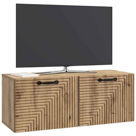 Mobile Porta TV da Muro Rovere Artigianale 78,5 x 31 x 30 cm - Foto 2