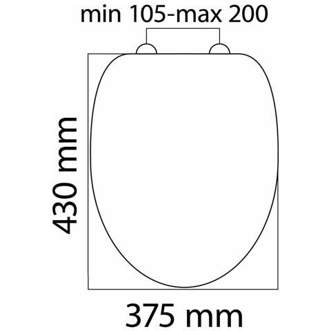 Sedile Wc A Chiusura Morbida Blackwash In Mdf Nero 252030746 - Foto 2