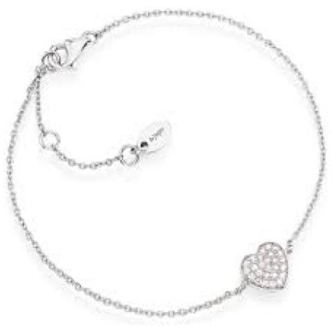 Bracciale In Argento 925 - Collezione Amore - Colore Rodio - Misura Unica - Foto 3