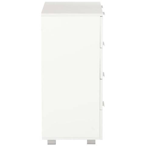 Credenza Bianco Lucido 60x35x80 cm in Legno Multistrato - Foto 2