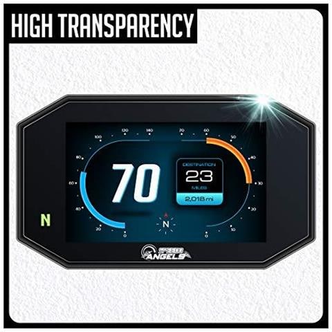 Speedo Angeli Saho192ag Dashboard Della Protezione Dello Schermo Per Honda Cbr650r (2019) 2 X Anabbagliante - Foto 4
