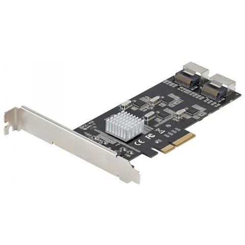 8 Port SATA PCIe Card - PCI Express 6Gbps SATA Expansion - Foto 1