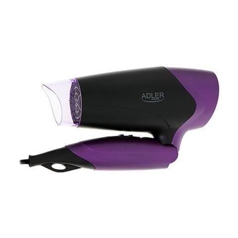 Asciugacapelli Ad 2260 1600 W, Numero Di Impostazioni Di Temperatura 2, Nero / viola - Foto 2