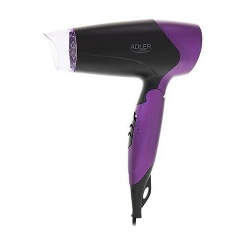 Asciugacapelli Ad 2260 1600 W, Numero Di Impostazioni Di Temperatura 2, Nero / viola - Foto 6