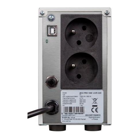 Eco Pro 700 A Linea Interattiva 0,7 Kva 420 W 2 Presa (e) Ac - Foto 2