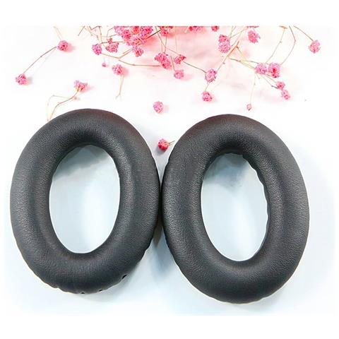 Cuscinetti Auricolari Di Ricambio In Pelle Pu-protein Per Bose Tp1/ae1, 1 Paio Black - Foto 2