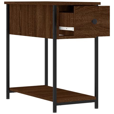 Comodino Rovere Marrone 30x60x60 Cm In Legno Multistrato - Foto 9