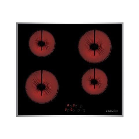 Piano Cottura GTH64TCIX2 Elettrico 4 Zone Cottura da 58 cm Colore Nero - Foto 1