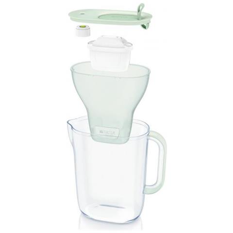 1051367 Filtraggio Acqua Bottiglia Per Filtrare L'acqua 2,4 L Verde, Trasparente - Foto 1