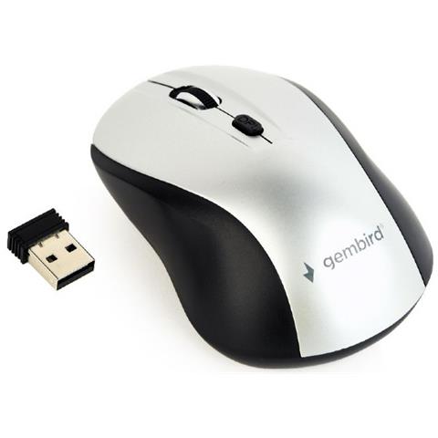 MUSW-4B-02-BS mouse Ufficio Ambidestro RF Wireless Ottico 1600 DPI - Foto 2