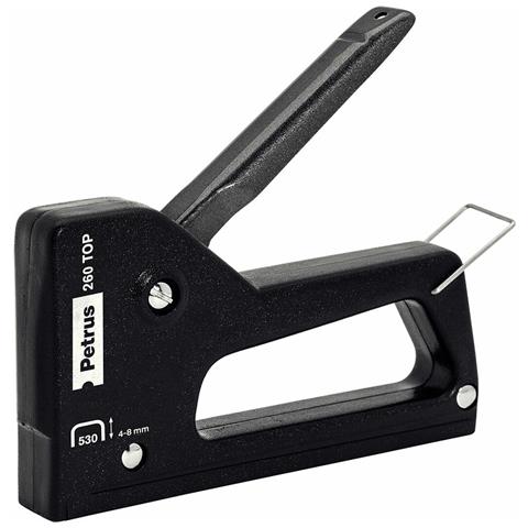 Petrus 260 Chiodatrice/cucitrice Superiore - Per Graffette Da 530/4-6-8 Mm - Caricamento Posteriore - Colori Assortiti - Foto 1