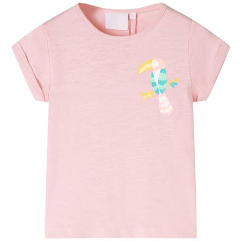 Maglietta Da Bambina Rosa Chiaro 104 - Foto 1