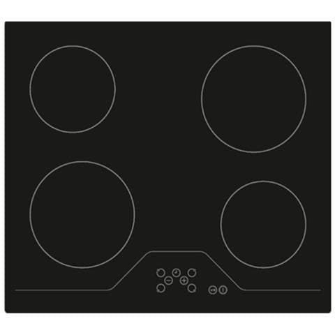Piano Cottura TK60V4ATT a Induzione 4 Zone Cottura da 59cm Colore Nero - Foto 1