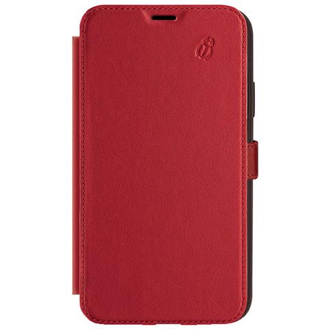 Custodia Per Iphone 12 Pro Max Premium Con Portacarte, Rosso - Foto 2