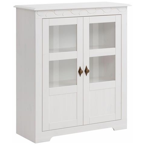 Laura Armadio A 2 Ante In Pino Bianco - Foto 1