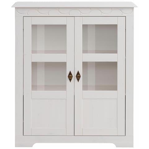 Laura Armadio A 2 Ante In Pino Bianco - Foto 2