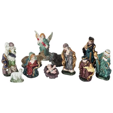 Set Di 11 Figure Ceramiche Natalizie Feeric Christmas Per Decorazioni Festive - Foto 1