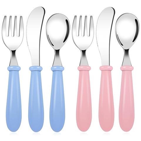 Set Di Posate In Acciaio Inox Per Bambini, 6 Pezzi Eleganti E Resistenti - Foto 1