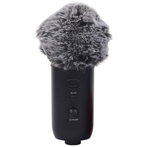 Copertura In Schiuma Per Microfono, Antivento Peloso Grigio Per Blue Yeti/pro - Foto 1