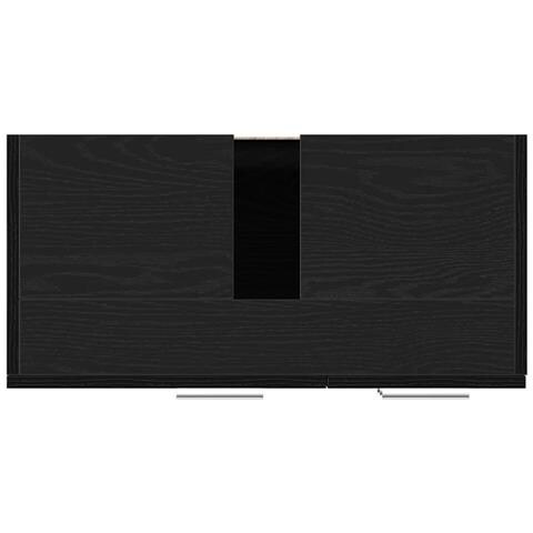 Mobile Lavabo Rovere Nero 63x30x54 cm in Legno Multistrato - Foto 2