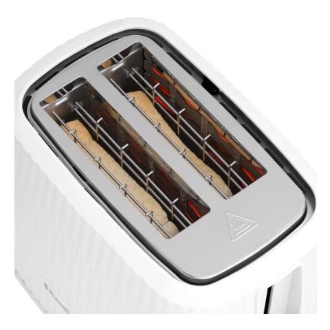 Tostapane a 2 Fette 27370-56 Eden con Potenza 800 W Colore Bianco - Foto 2