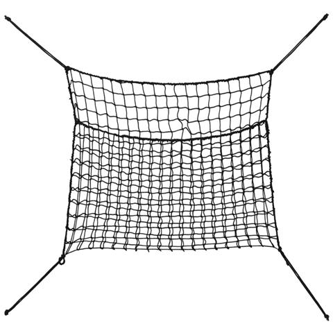 Reti Da Fieno 2pz Rettangolari Neri 100x90 Cm In Pp - Foto 3