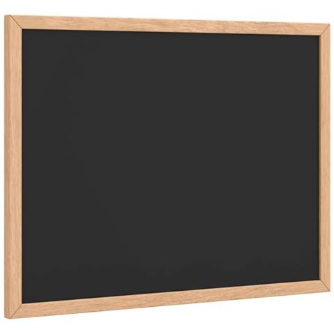 Lavagna Con Cornice In Legno Massello Di Pino Nero 40x30 Cm - Foto 2
