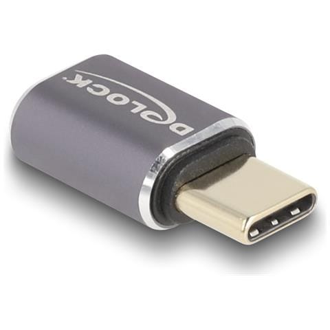 USB Adattatore 40 Gbps USB Type-C PD 3.0 100 W maschio per protezione porta femmina 8K 60 Hz metallo - Foto 2