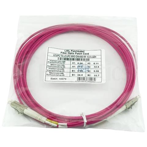 4Z57A10849-BO cavo InfiniBand e in fibra ottica 10 m 2x LC LC /UPC Viola - Foto 5