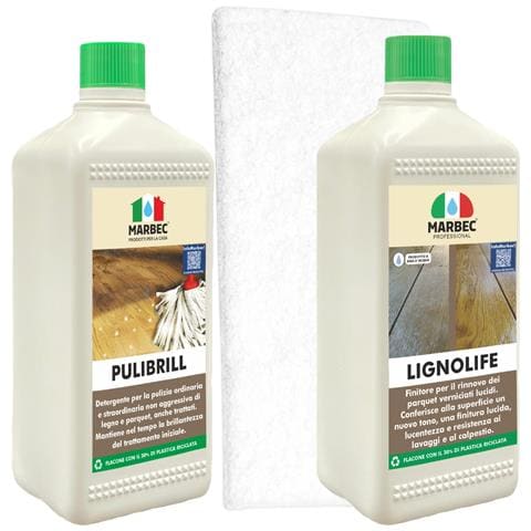 Kit Legno Ver Luc Kit Legno Verniciato Lucido - Prodotti Per Recupero Dei Pavimenti In Legno Verniciati Lucidi - Foto 1