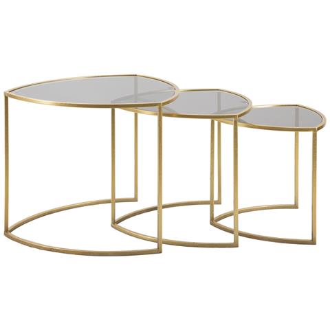 Tavolino Mf553 - Oro - Metallo - 60x60x50 Cm - Foto 2