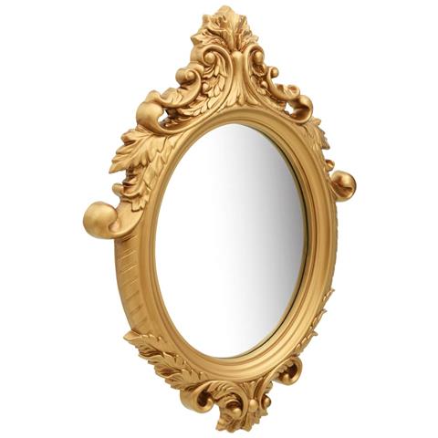 Specchio Da Parete Stile Castello 56x76 Cm Oro - Foto 1