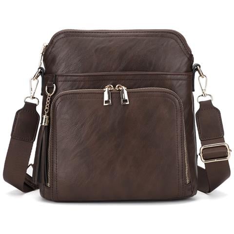 Elegante Borsa A Tracolla Da Pendolare Per Donna - Chic E Funzionale Coffee - Foto 1