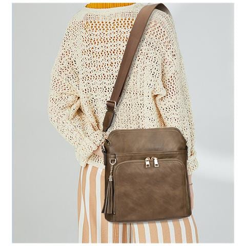 Elegante Borsa A Tracolla Da Pendolare Per Donna - Chic E Funzionale Coffee - Foto 2