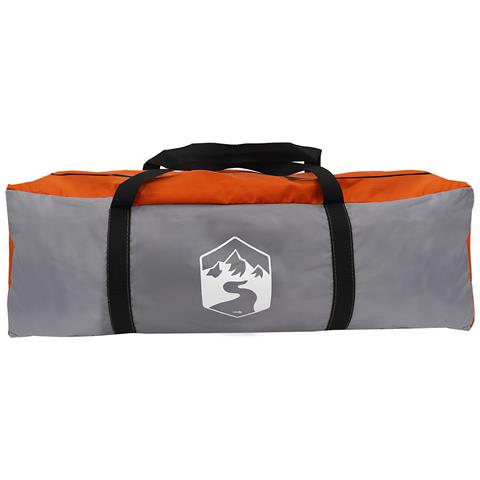 Tenda Familiare Tipi in Grigio e Arancione per 10 Persone - Impermeabile - Foto 9