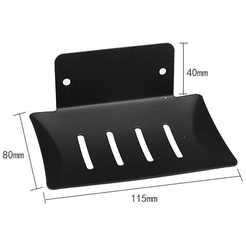 Set Di 7 Pezzi Di Porta Asciugamani Da Bagno In Acciaio Inossidabile Senza Foratura Black - Foto 4