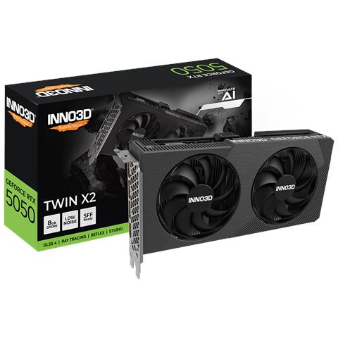 GeForce RTX 5050 Twin X2 8GB GDDR6 PCI Express 5.0 - Foto 2